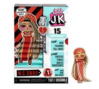 LOL Surprise Mini Poupées Mannequin JK - 15 Surprises, Vêtements et Accessoires - À Collectionner - M.C. Swag