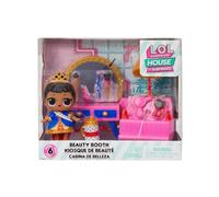 LOL Surprise OMG House of Surprises - Coiffeuse - Comprend 1 poupée Sa Majesté de 7,6 cm avec 8 Surprises - pour Les collectionneurs et Les Enfants dès 4 Ans