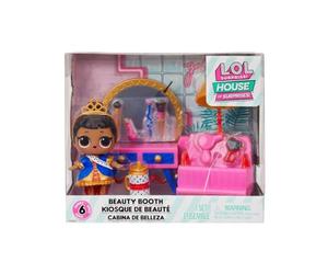 LOL Surprise OMG House of Surprises - Coiffeuse - Comprend 1 poupée Sa Majesté de 7,6 cm avec 8 Surprises - pour Les collectionneurs et Les Enfants dès 4 Ans