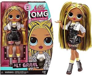 LOL Surprise OMG House of Surprises Poupée mannequin Série 2 - ALT GRRRL - Contient des accessoires & socle - À collectionner - Dès 4 ans