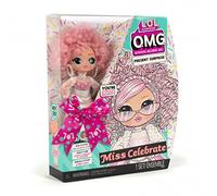 LOL Surprise OMG Present Surprise Série 2 Poupée Mannequin - MISS CELEBRATE - Avec 20 Surprises dont des tenues, chaussures, accessoires & + - À collectionner - Garçons & filles, 4 ans +