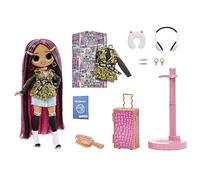 LOL Surprise OMG World Travel Poupée Mannequin - City Babe - avec 15 Dont 1 Tenue, des Chaussures, des Accessoires de Voyage & + - Coffret réutilisable - à Collectionner, 4 Ans +