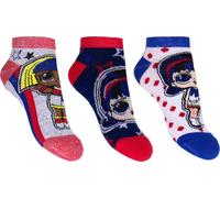 LOL Surprise Paquet de 3 chaussettes Sneaker Bas pour filles 27/30 Couleur 2