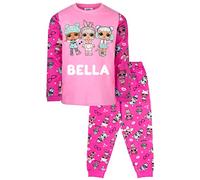 LOL Surprise - Pyjama Enfant personnalisé - Pyjama Rose avec poupée LOL Surprise - Vêtements de Nuit 100% Coton - Marchandise Officielle LOL Surprise - 5/6 Ans