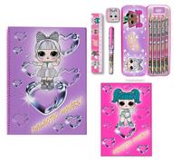 LOL Surprise Set de papeterie avec étui et cahier