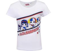 LOL Surprise Shirt Parfait pour l'école et les loisirs 100 % coton 10 ans Blanc