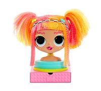 LOL Surprise Tête à coiffer OMG avec perruques aux coiffures infinies - 30 surprises et accessoires - Neonlicious