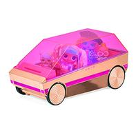 LOL Surprise Voiture de fête 3-en-1 - avec Piscine Surprise, Piste de Danse & lumières Noires Magiques - Rose dorée - pour Les poupées LOL Surprise & OMG - À Collectionner, Cadeau Parfait, 4 Ans & +