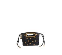 Lola Casademunt Poche ventrale or / noir, Taille One Size