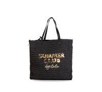 Lola Casademunt Sac de plage or / noir, Taille One Size