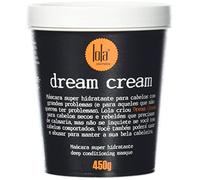 Lola Cosmetics - Masque Super Hydratant "Dream Cream" - Huiles d'Argan et Tournesol - Beurre de Cupuaçu et Avocat - Renforce les Cheveux - 450 gr