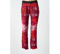 lola espeleta pantalons femme de couleur rouge