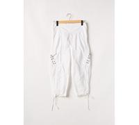 lola espeleta pantalons fille de couleur blanc