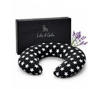 LOLA & GALA | Bouillotte Micro-onde pour Cervicales | Coussin Chauffant avec Housse en Coton Lavable | Bouillotte à Graines de Blé, Lavande et Gel de Silice pour Soulagement des Douleurs
