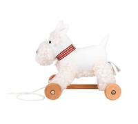 Lola le chien à tirer blanc TU