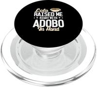 Lola m'a élevé droit avec Adobo dans la main Funny Adobo Lovers PopSockets PopGrip pour MagSafe