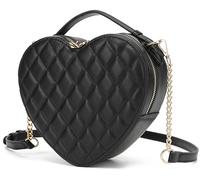 lola mae Sac à bandoulière en forme de cœur pour femme avec fermeture éclair autour du sac à bandoulière
