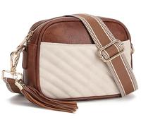 lola mae Sac à bandoulière matelassé, sac à main à bandoulière au design tendance, Small