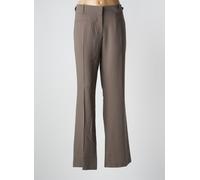 lola pantalons femme de couleur marron 44