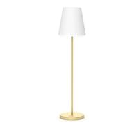 LOLA SLIM-Lampadaire d'extérieur LED solaire rechargeable avec télécommande H180cm Laiton New Garden