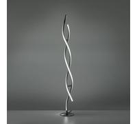 LOLA Smart Lampadaire LED LOLAsmart Swing Swing, dimmable, gris, Salon / Salle à manger, Aluminium, Moderne