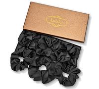 Lolalet 6 Chouchous Cheveux en Satin, Chouchou Scrunchie avec Couleur Différente, Cheveux Ties Cordes Élastiques pour Filles Femmes de Tous Âges
