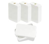 LOLANIUT 4 pièces boite de dérivation ABS blanche 55x35x15mm, boite derivation etanche, mini boite de dérivation compacte, boite de jonction, boite de derivation electrique pour atelier maison