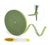 LOLANIUT Attache plante 20 m, largeur 12 mm, lien auto-agrippant double face réutilisable et ajustable, résistant aux intempéries, pour tomates et plantes grimpantes au jardin