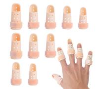 LOLANIUT Ensemble de 10 attelle doigt, attelle doigts pour l'auriculaire, le majeur, l'annulaire, le pouce et l'index, protection des doigts en cas de blessures, Attelle pour doigt protection des