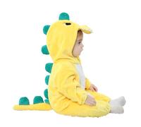 LOLANTA Déguisement Dinosaure Enfant Deguisement Halloween Animal Combinaison en Flanelle à Capuche Barboteuse Enfant Costume de Carnaval