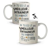 LolaPix Cadeau Coach Foot. Rigolo. Cadeau Meilleur Coach. Merci Coach Football. Tasses de métiers. Mug Sport. 330ml Mug Football Entraîneur