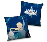 LolaPix Coussin Elsa. Coussin personnalisé. Coussins Disney. Personnalisé avec Le nom. Les Deux Visages. Différentes Tailles et différents modèles. Frozen