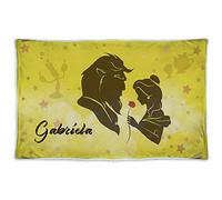 LolaPix Couverture personnalisée. Différentes Tailles. Cadeaux Geek personnalisés. Couverture Polaire personnalisée. 600gr/m². Tissu certifié Oeko-Tex. 190x125cm. LA Belle ET LA BËTE