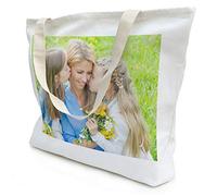 LolaPix Le Sac Nature avec la Photo ou Le Texte personnalise. Sac à Provisions Extraordinaire, Un Cadeau Original et Exclusif. 2 Faces