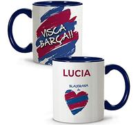 LolaPix Mug BARCELONE. Barca. Barcelone. Mugs personnalisés avec nom. Tasse a Cafe Original. Tasse en céramique 330ml. idée cadeau fan de foot