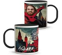 LolaPix Mug en forme d'araignée. Personnalisé avec photo et nom. Gobelet en plastique pour enfants. 330 ml. Gobelet original. Gobelets pour enfants. Cadeaux originaux. SPIDER