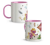 LolaPix Mug Plastique. Tasse Personnalisée Prénom.Tasse Plastique. Mug Enfant. Sans BPA. 330 ml. Poney des fées pour enfants