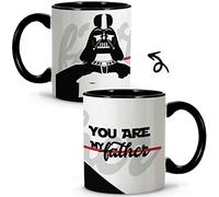 LolaPix Mug Vador. Fete des Peres. Cadeau Papa. Mug Original. Tasse en Céramique. 330 ml. Tu es mon père