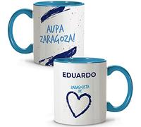 LolaPix Mug ZARAGOZA. Mugs personnalisés avec nom. Tasse a Cafe Original. Tasse en céramique 330ml. Différents modèles.