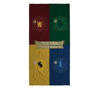 LolaPix Serviette Harry Potter - Drap de Plage Homme Personnalisé Prénom - Cadeaux Personnalisés - Diverses Conceptions - Hogwarts