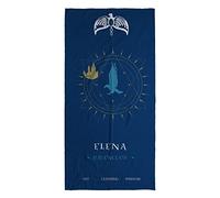 LolaPix Serviette Harry Potter Personnalisée Prénom - Serviette de Plage Enfant - Cadeaux Personnalisés - Diverses Conceptions - Ravenclaw/Serdaigle