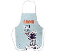 LolaPix Tabliers pour enfants. Tabliers de cuisine pour enfants. Tabliers personnalisés. Tabliers pour enfants pour garçons et filles. Cadeaux personnalisés. Deux tailles disponibles. SPACE