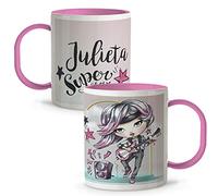 LolaPix Tasse en Plastique avec nom. Tasses personnalisées. Tasses en Plastique pour Enfants. Différents modèles. Star