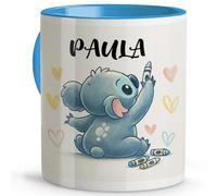 LolaPix Tasse Koala Personnalisée au Prénom. Rentrée Scolaire Fille Garçon. Plastique. Divers modèles. Koala