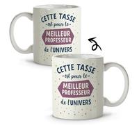 LolaPix Tasse meilleur Prof. Mug Maitre d'école. Idée Cadeau Professeur. Cadeaux pour Prof. Mug Rigolo. Cadeau pour Maitre et instituteur. Mugs pour les travailleurs. 330ml Tasse Professeur