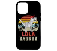 Lolasaurus T Rex Dinosaur Lola Saurus Family Matching Coque pour iPhone 12 Mini