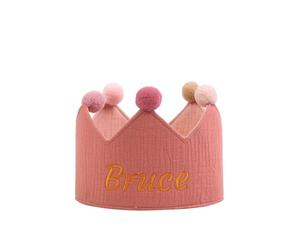 LoLaTide Anniversaire Couronne Personnalisée pour Enfants Chapeau Anniversaire Réutilisable avec 0-9 Nombre Décoration de Remplacement Décorations d'Anniversaire pour Garçon et Fille (rouge)