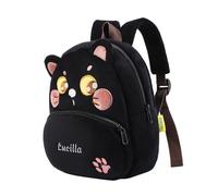 LoLaTide Sac à dos de Maternelle pour Filles de 2 à 8 ans, Nom Brodé Personnalisé, Sac à dos en Nylon Imperméable de Grande Capacité pour Enfants