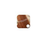 LOLIAS Bracelet de Cheville en Argent 925 Imperméable pour Femme - Chaîne Réglable avec Papillon Perlé, CZ, Cœur - Bijoux De Plage D'Été
