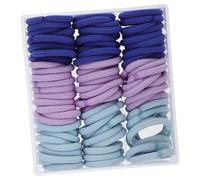LOLIPPYY 1 boîte Boîte de Élastiques Cheveux Fille Nylon Colorés Élastiques et Décoratifs Bandeaux sans Traces pour Filles Tête pour Fêtes et Usage